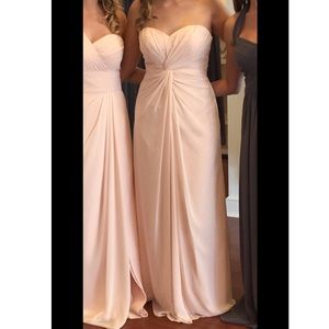 Blush Bridesmaid Dress
